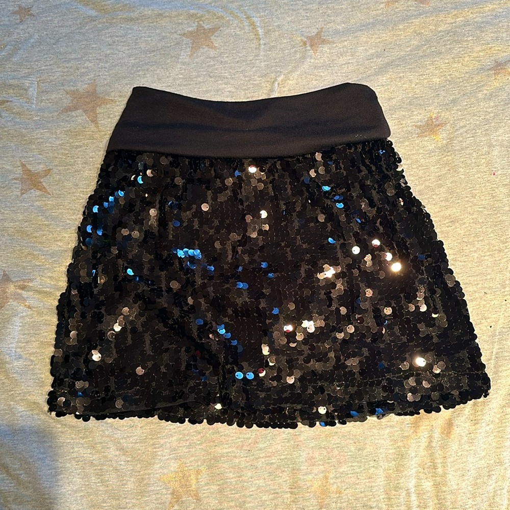 Fresh Brewed black skirt